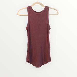 A New Day mauve high neck tank top